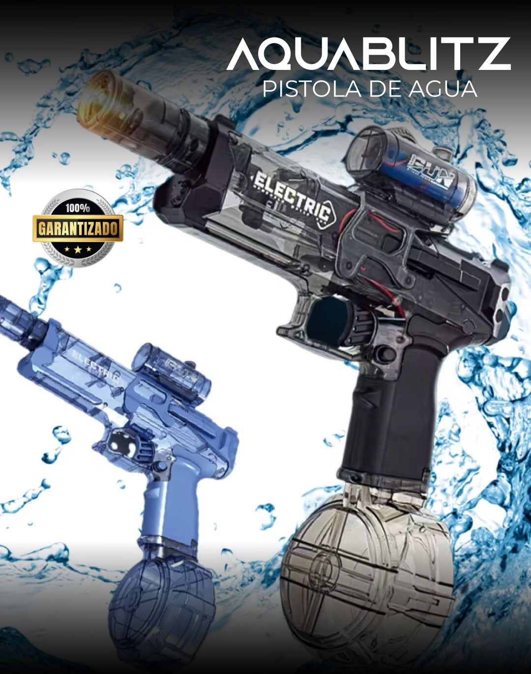 AQUABLITZ PISTOLA DE AGUA